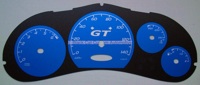 Pontiac G6 Custom Pearl Blue Gauge Face